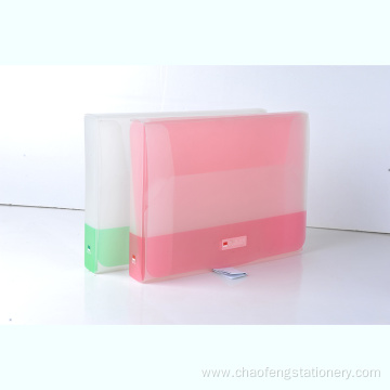 A4 size plastic file box